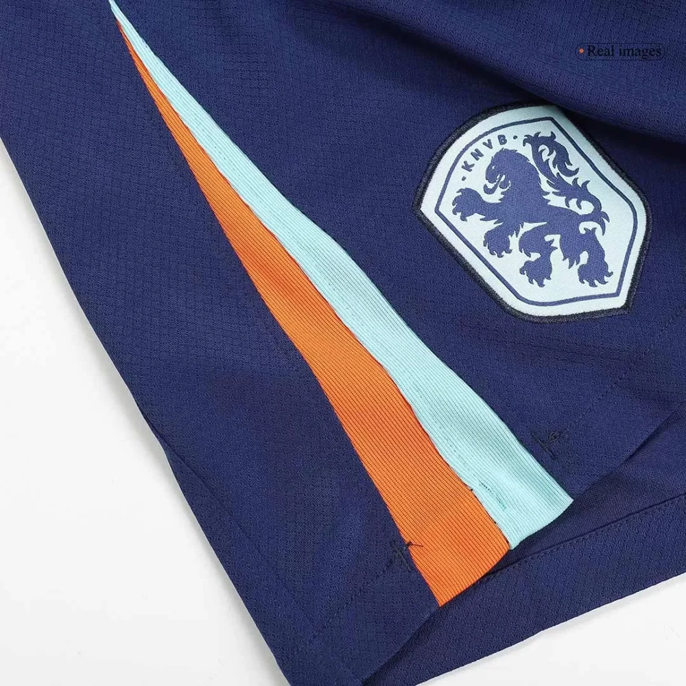 Netherlands Soccer Jersey Away Custom Shorts EURO 2024 - Image 4