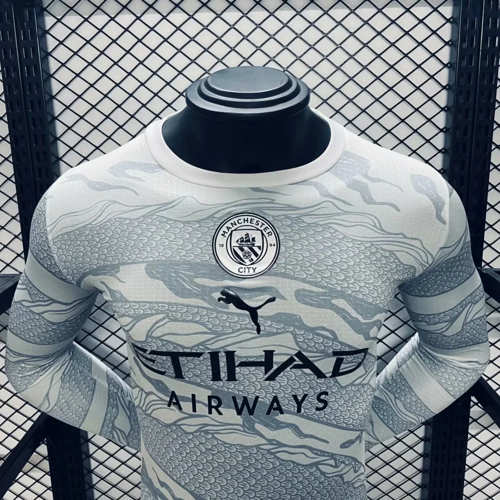 Manchester City Authentic Dragon Special Edition Long Sleeve Football Jersey Shirt 2024/25 - Image 3