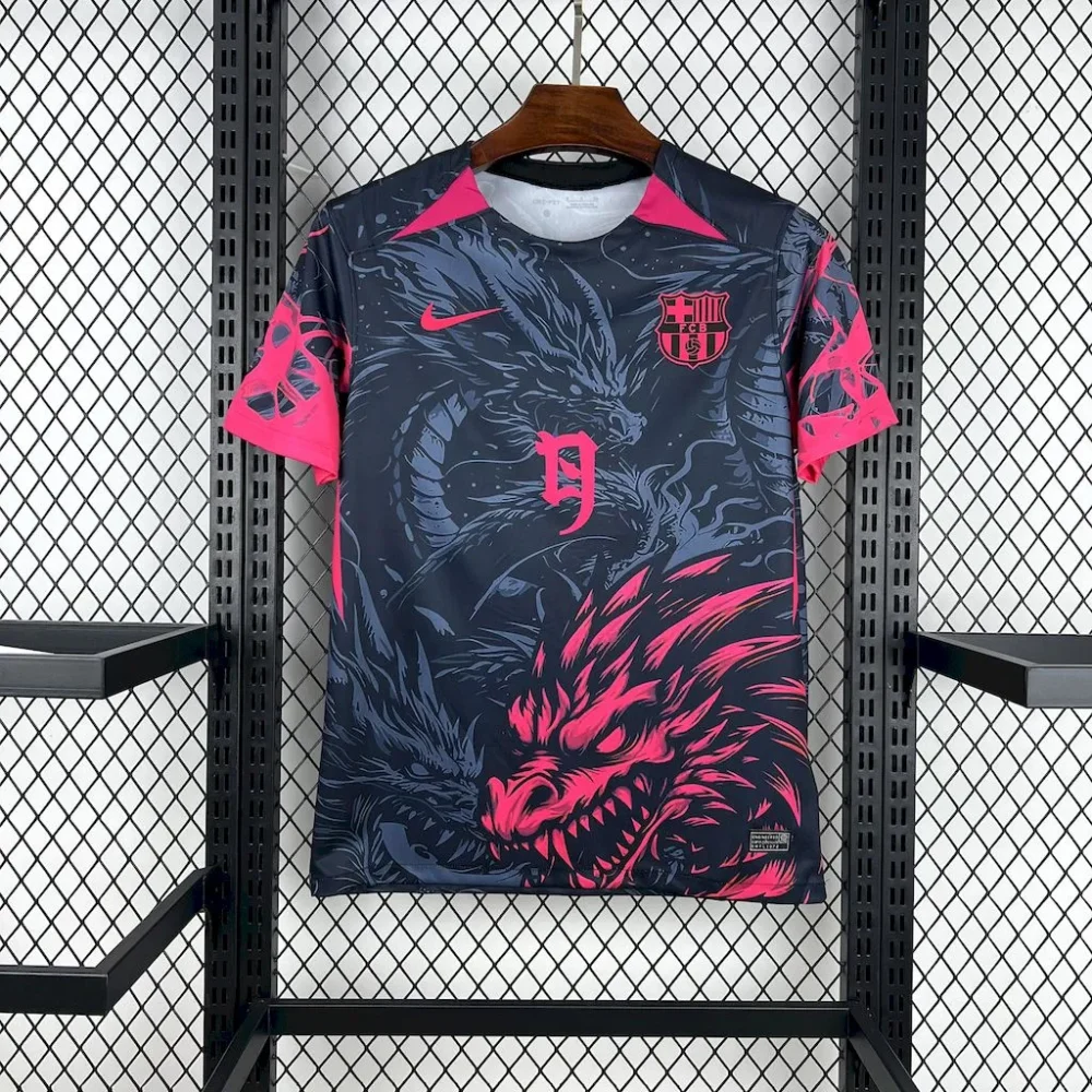 Barcelona Soccer Jersey Dragon Special Edition Custom Shirt 2025/26
