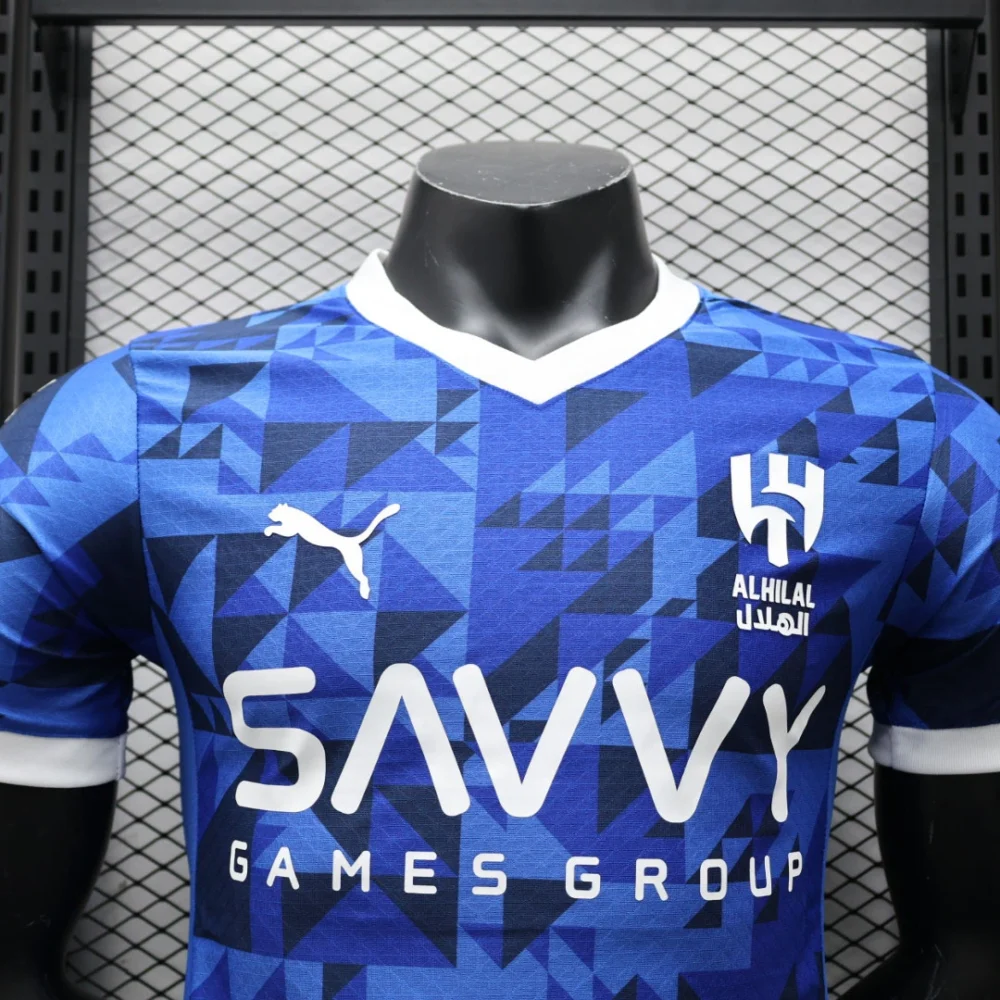 Al Hilal SFC Authentic Soccer Jersey Home Shirt 2024/25 - Image 3