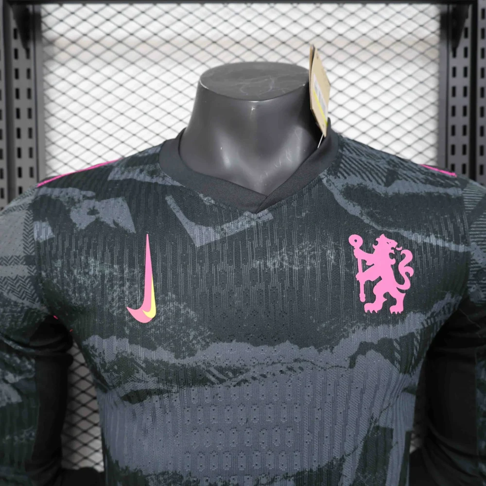 Chelsea Authentic Football Jersey Third Away Long Sleeve Shirt 2024/25 - Image 3