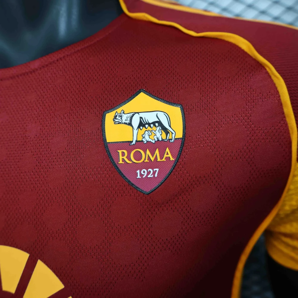 Roma Authentic Soccer Jersey Home Shirt 2025/26 - Image 5