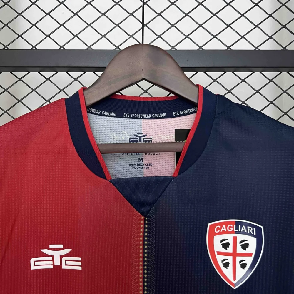 Cagliari Home Football Jersey Custom Shirt 2024/25 - Image 3