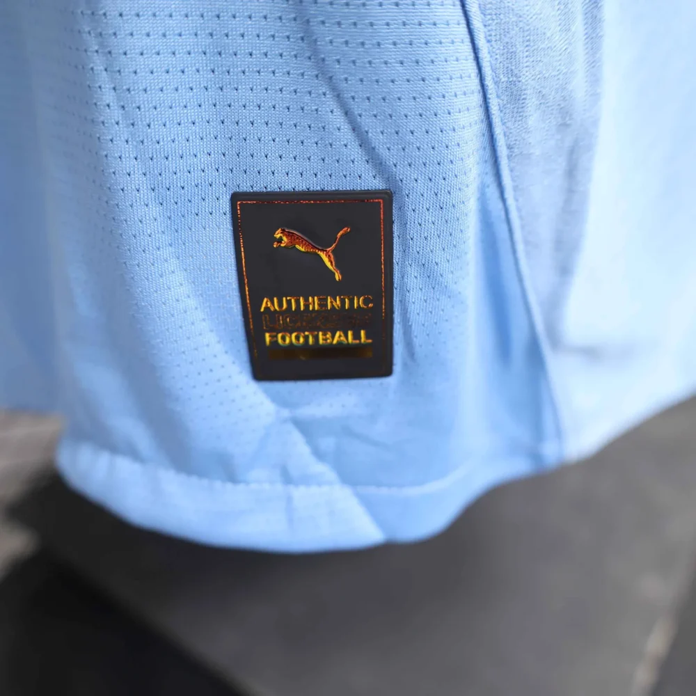 Manchester City Authentic Home Long Sleeve Football Jersey Shirt 2024/25 - Image 7