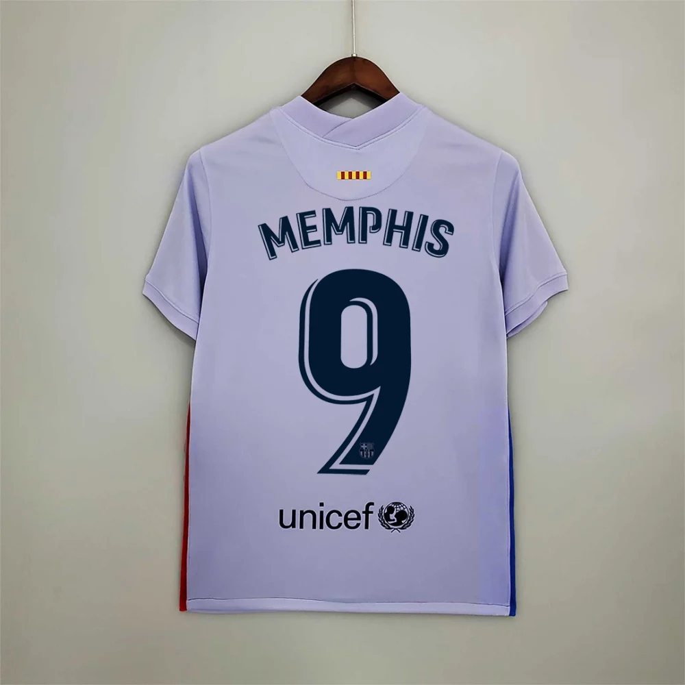 Barcelona Retro Jersey Away Soccer Shirt 2021/22 - Image 12