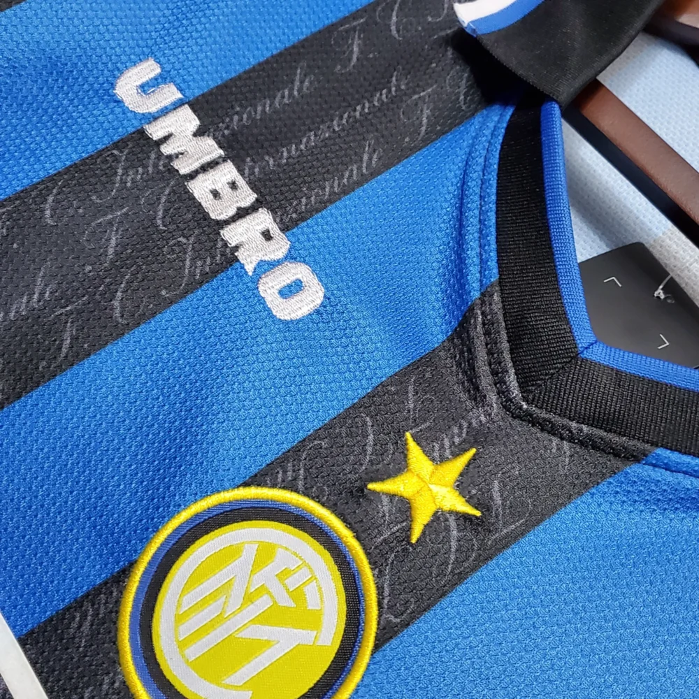 Inter Milan Jersey Custom Home Soccer Jersey 1997/98 - Image 5