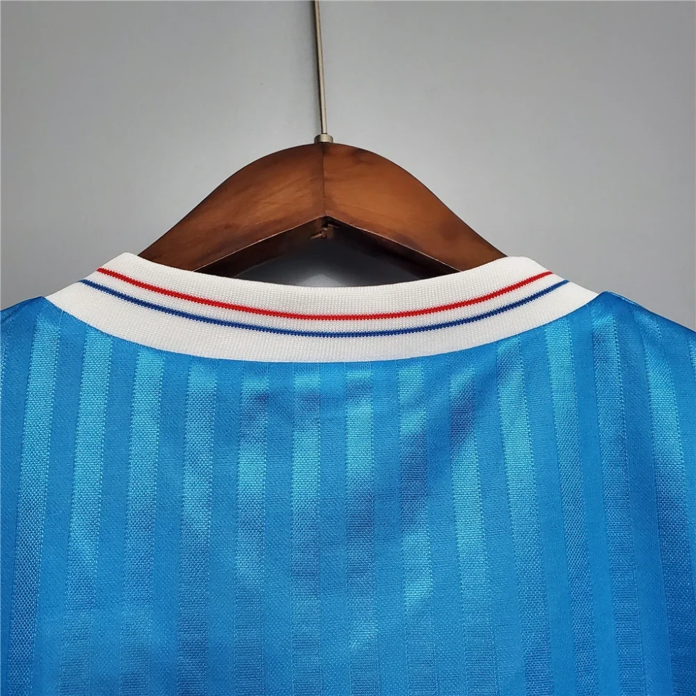 Marseille Retro Soccer Jersey Away Custom Shirt 1989-91 - Image 7