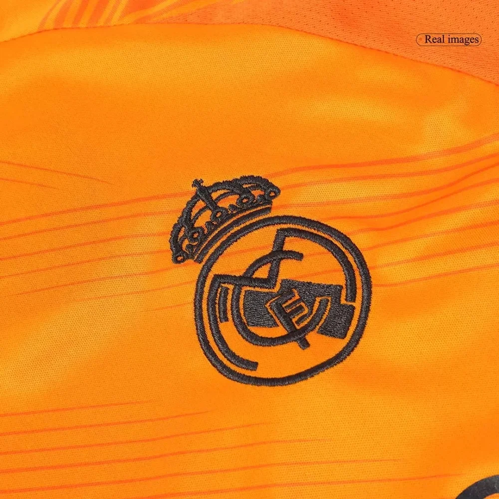 Real Madrid Soccer Jersey Away Custom Shirt Long Sleeve 2024/25 - Image 8