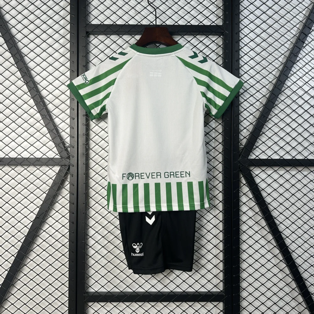 Real Betis  the Conference League Final Kids Kit Jersey+Shorts 2024/25 - Image 2