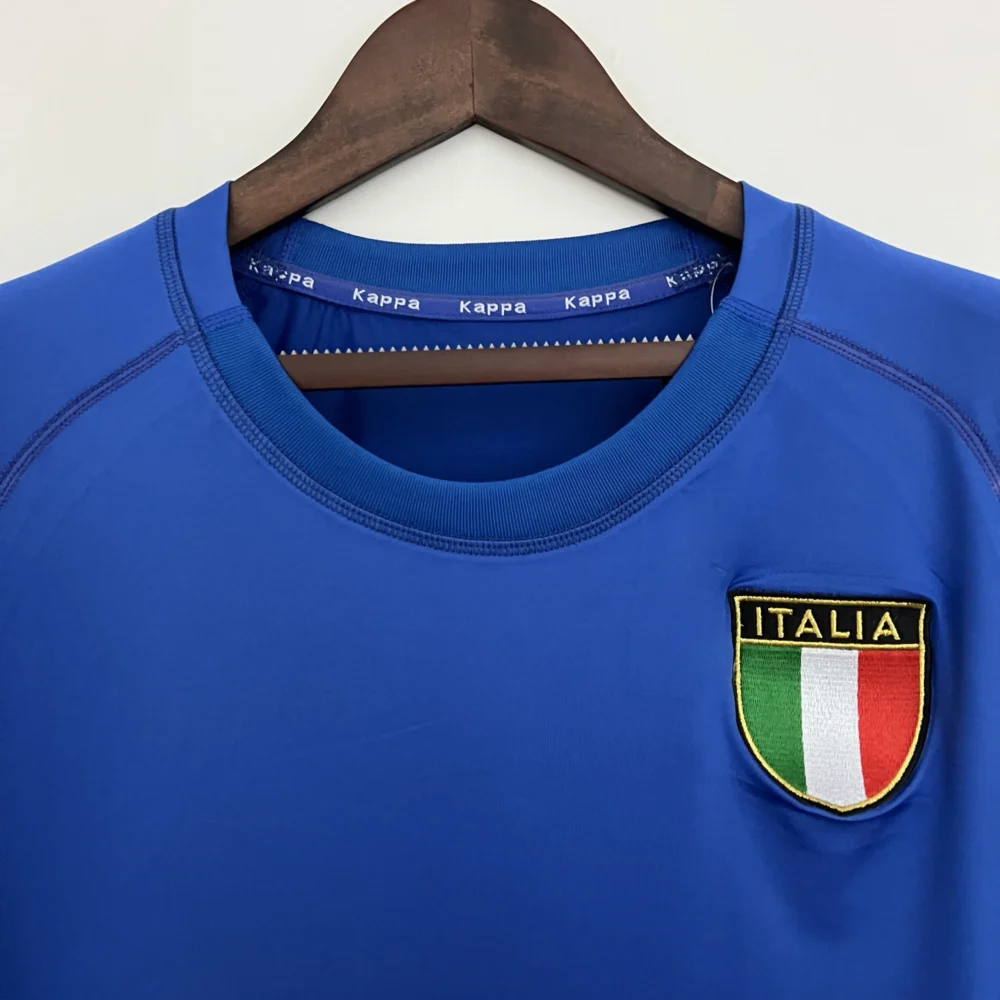 Italy Retro Soccer Jersey Home Custom Shirt 2000 - Image 3