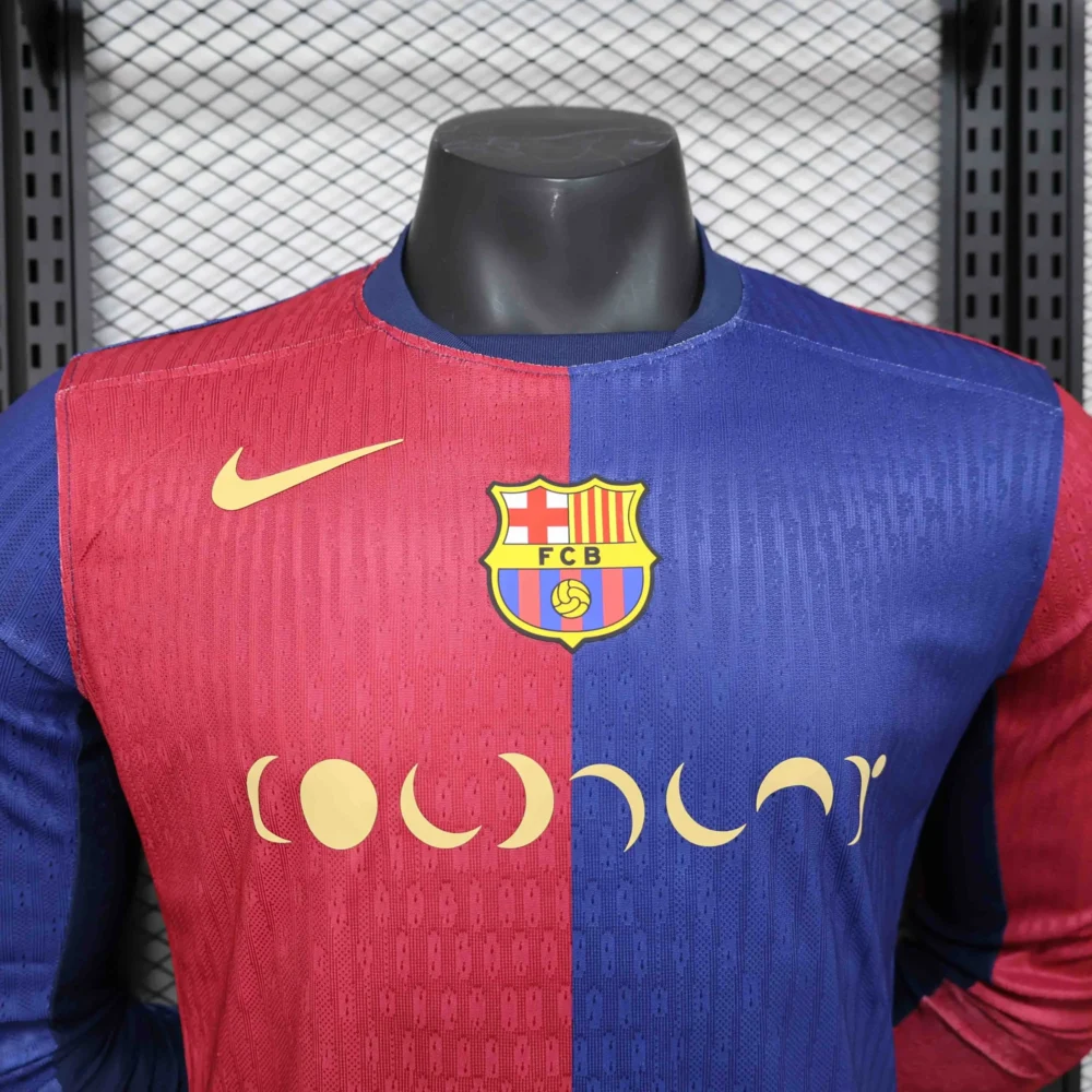 Authentic Soccer Jersey Barcelona Home x Coldplay Long Sleeve Shirt 2024/25 - Image 3