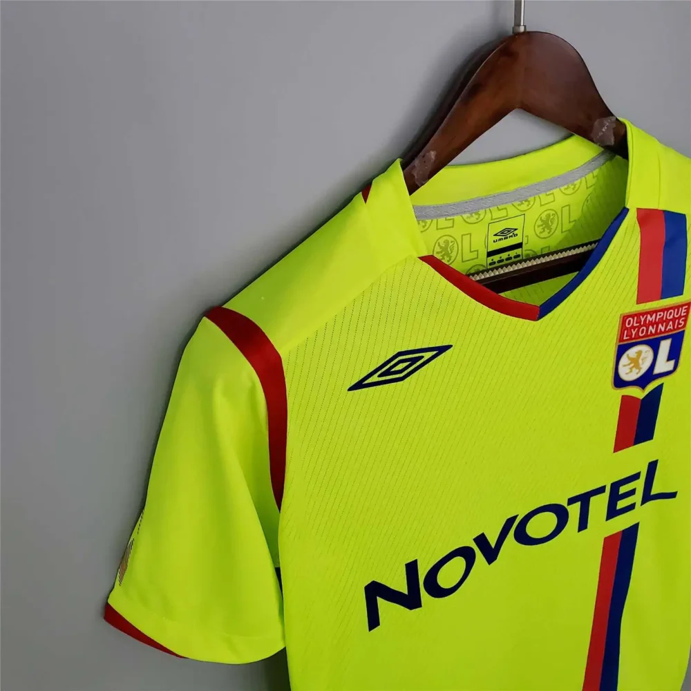 Olympique Lyonnais Retro Football Jersey Third Away Custom Shirt 2008-09 - Image 4