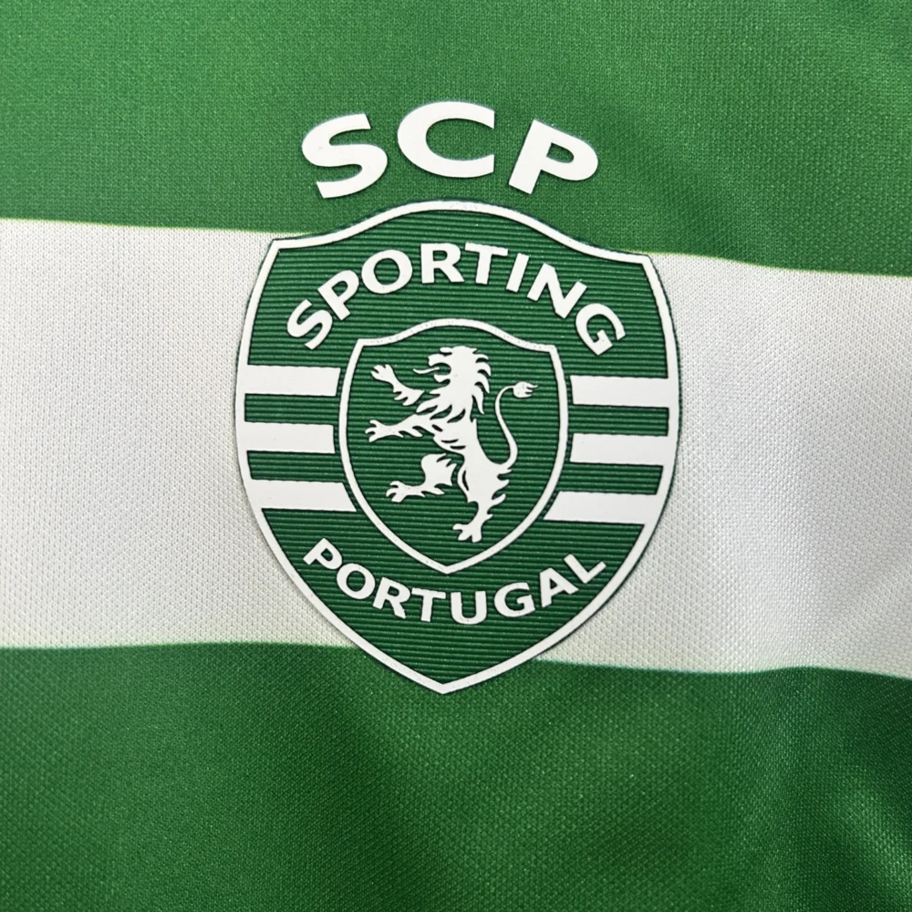 Sporting CP Soccer Jersey Home Kids Kit Jersey+Shorts 2025/26 - Image 4
