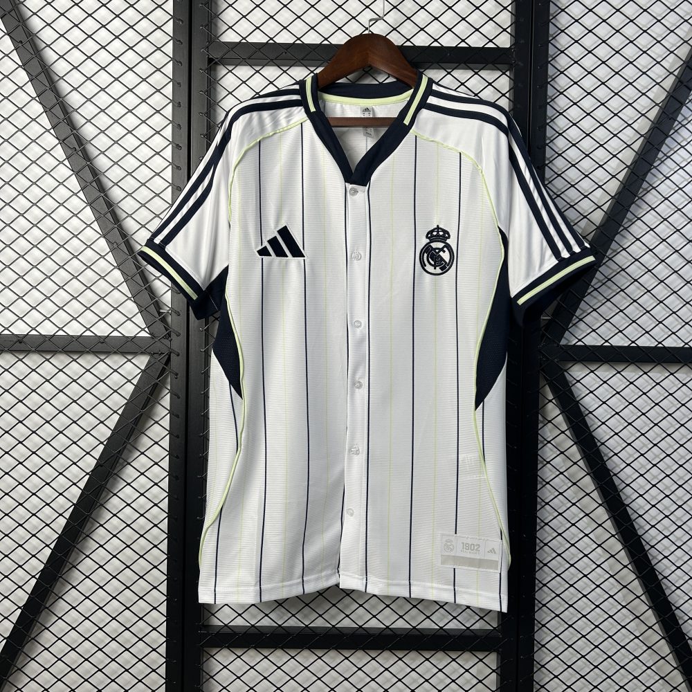 25/26Real Madrid Baseball Jersey - Image 2