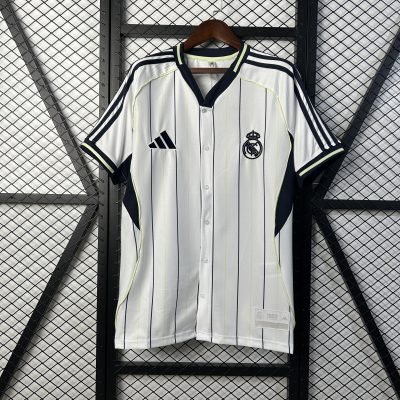 25/26Real Madrid Baseball Jersey