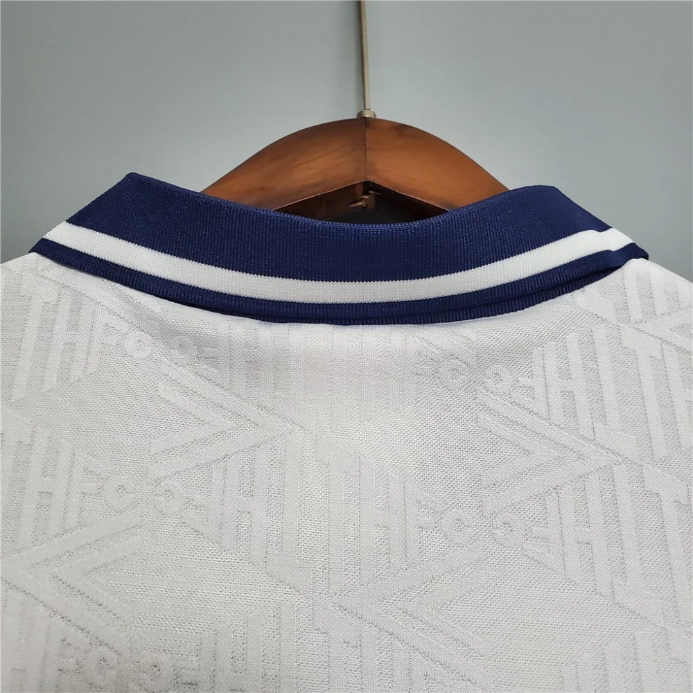 Tottenham Hotspur Retro Football Jersey Home Custom Shirt 1991/93 - Image 8