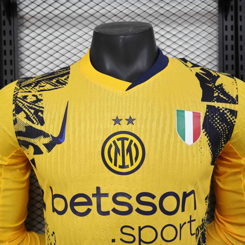 Authentic Soccer Jersey Inter Milan Third Away Long Sleeve Shirt 2024/25 - Image 3
