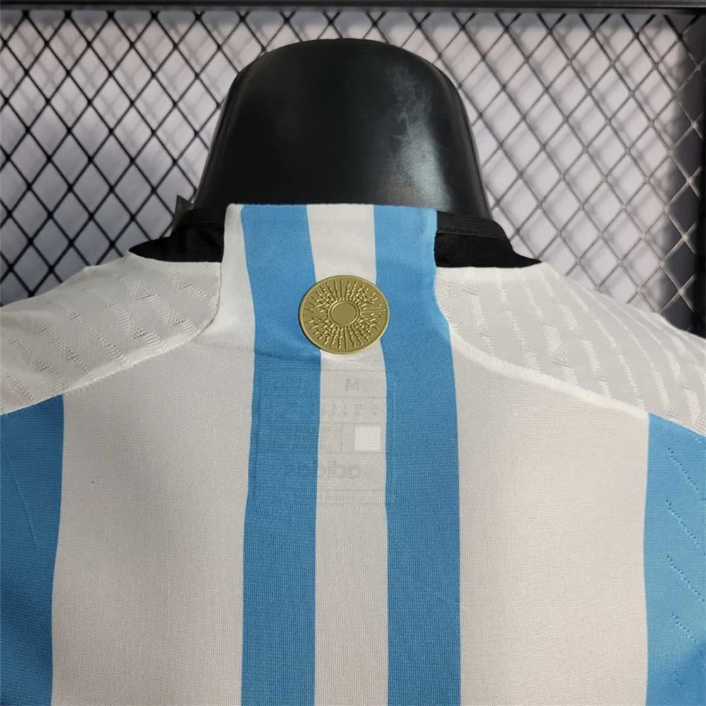 Argentina Authentic Soccer Jersey Home Shirt 2022 - World Cup Champion Edition 3 Stars - Image 11