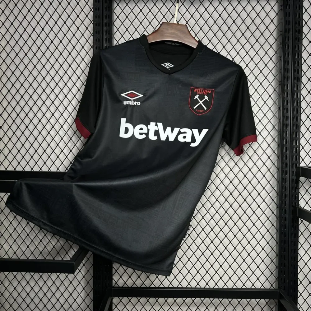 West Ham United Football Jersey Away Custom Shirt 2024/25 - Image 3