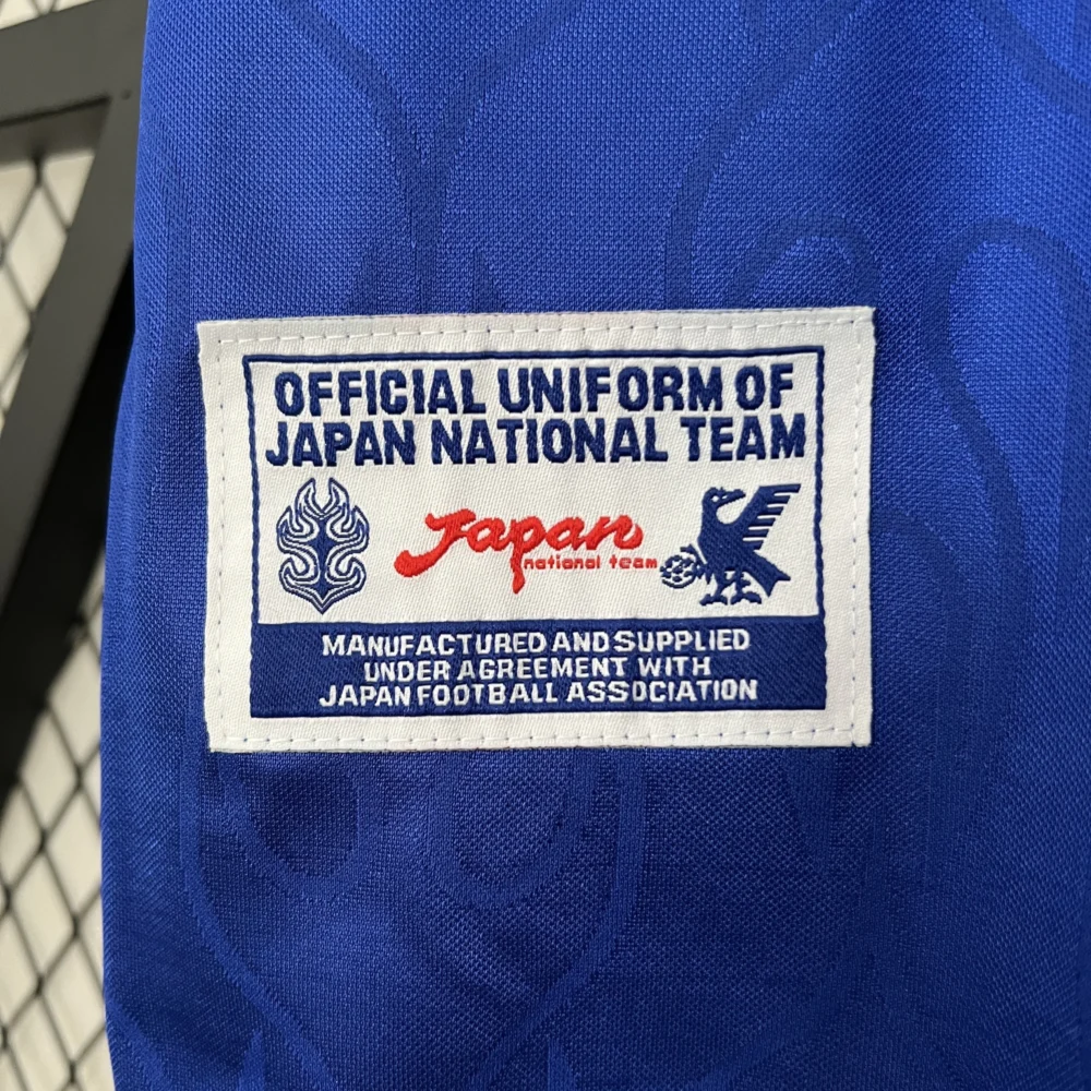 Japan Retro Soccer Jersey Home Custom Shirt 1998 - Image 9