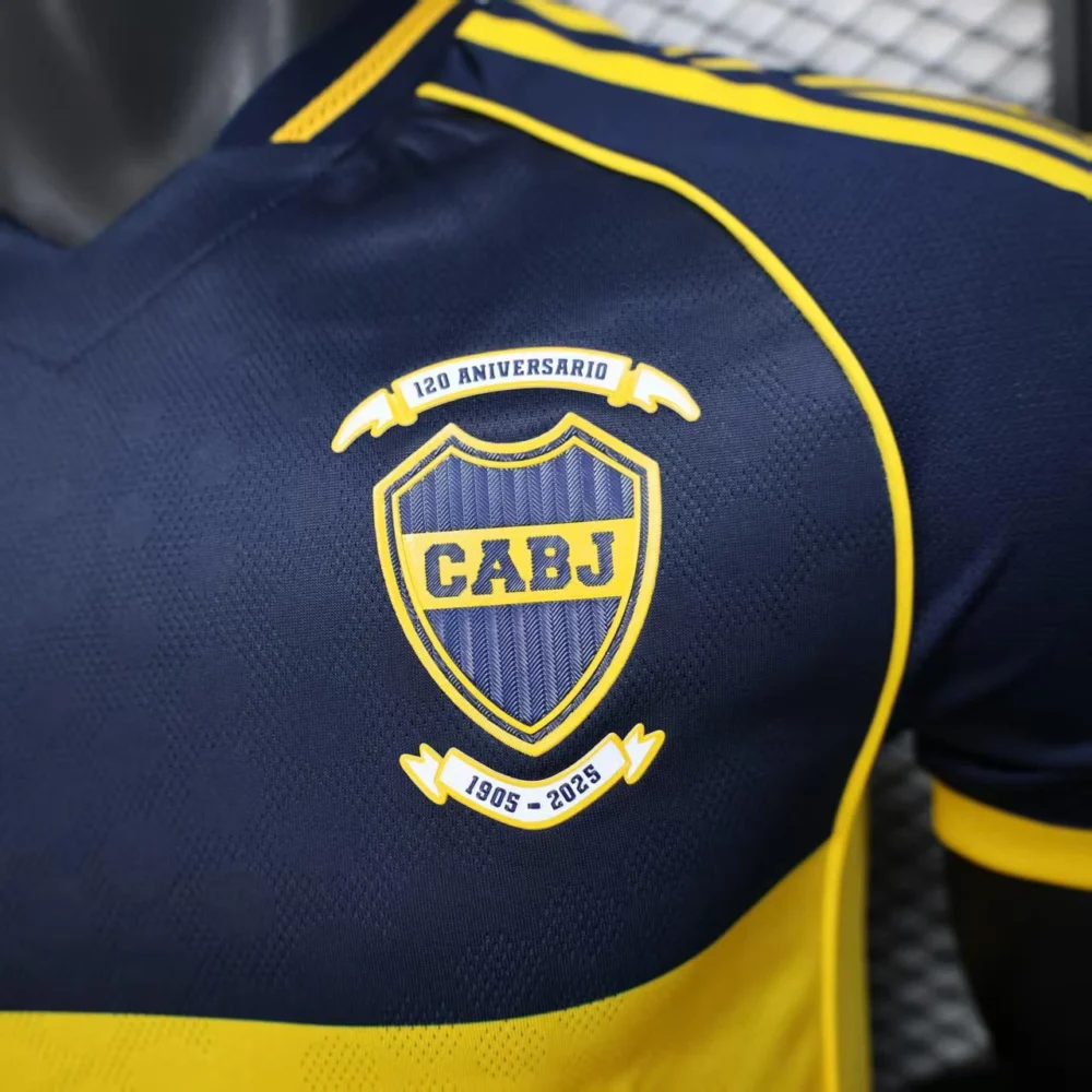Boca Juniors Authentic Soccer Jersey Home Shirt 2025/26 - 120th Anniversary - Image 5
