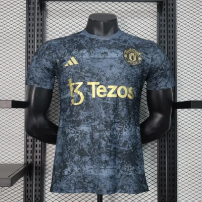 Manchester United Authentic x Stone Roses Icon Pre-Match Football Jersey Shirt 2024/25