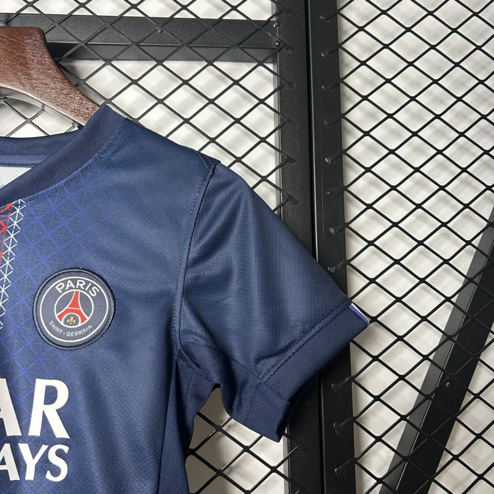 PSG Soccer Jersey Home Kids Kit Jersey+Shorts 2025/26 - Image 4