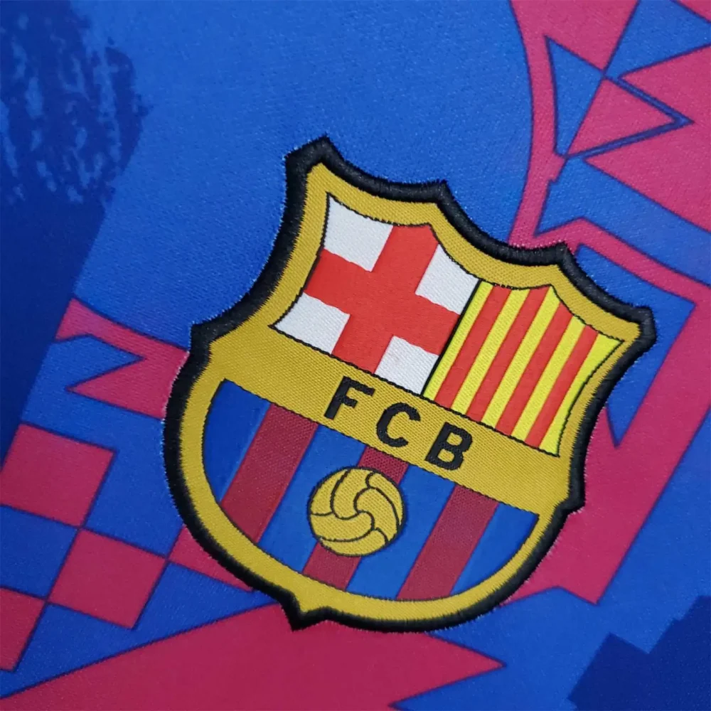 Barcelona Retro Jersey Third Away Soccer Shirt 2021/22 - Image 5