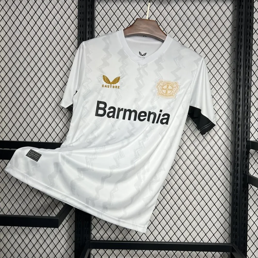 Bayer 04 Leverkusen Soccer Jersey Away Custom Shirt 2024/25 - Image 3