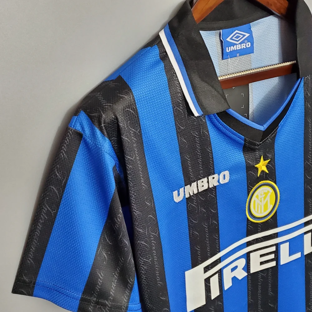 Inter Milan Jersey Custom Home Soccer Jersey 1997/98 - Image 4