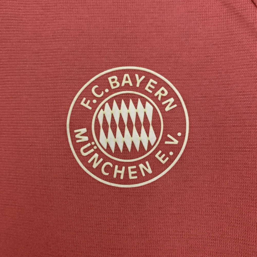 Bayern Munich Soccer Jersey Cotton Custom T-shirt 2025/26 - Image 5