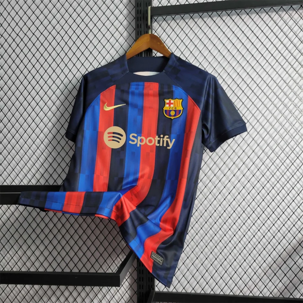Barcelona Home Soccer Jersey Custom Shirt 2022/23 - Image 3
