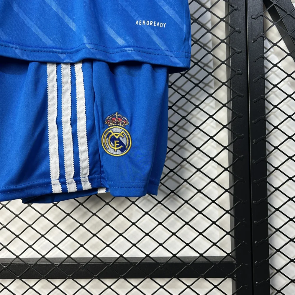 Real Madrid Soccer Jersey Third Away Kids Kit Jersey+Shorts 2025/26 - Image 9