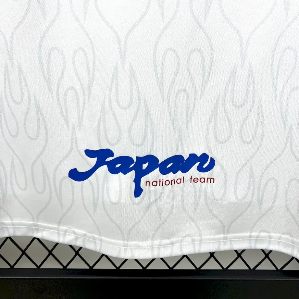 Japan Retro Soccer Jersey Away Custom Long Sleeve Shirt 1998 - Image 5