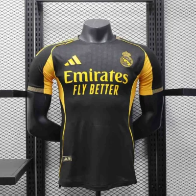 Real Madrid Authentic Soccer Jersey Golden Special Edition Shirt 2025/26