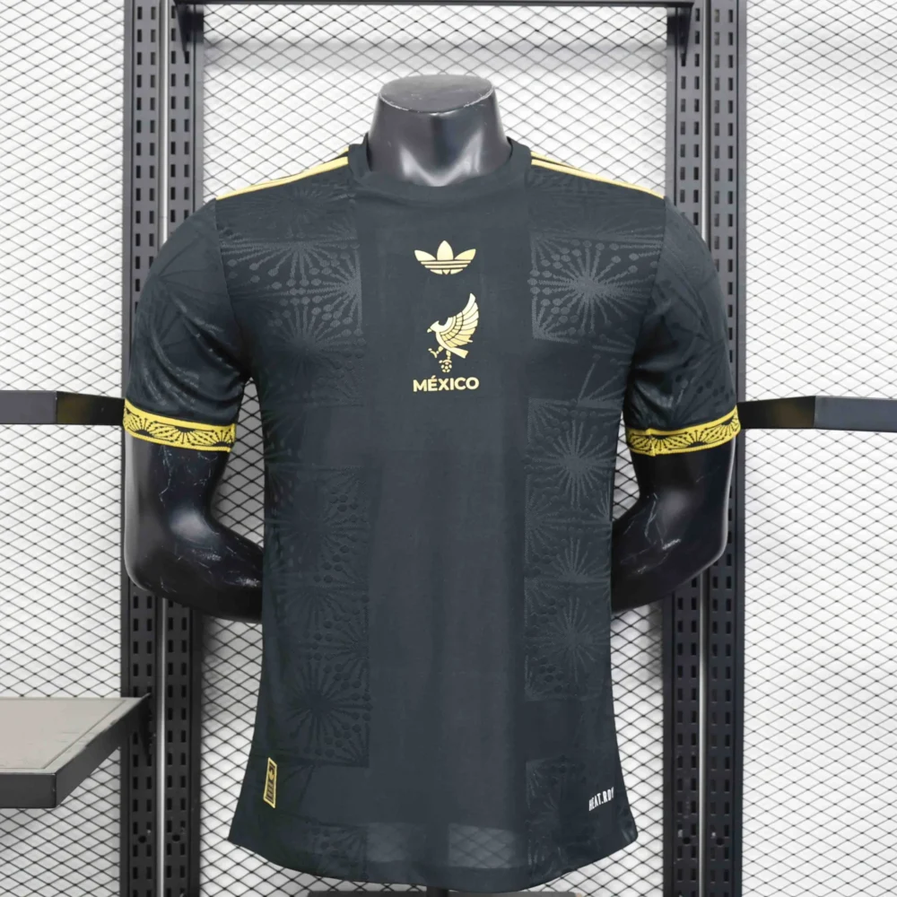 Mexico Authentic Gold Cup Black Special Soccer Jersey 2025