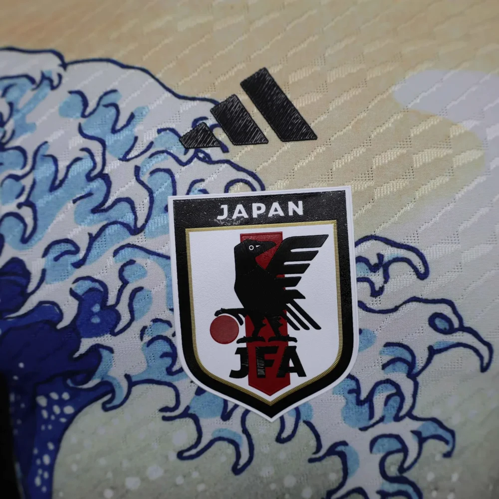 Japan Authentic Soccer Jersey Huge Waves Special Edition Shirt 2024 - Image 3