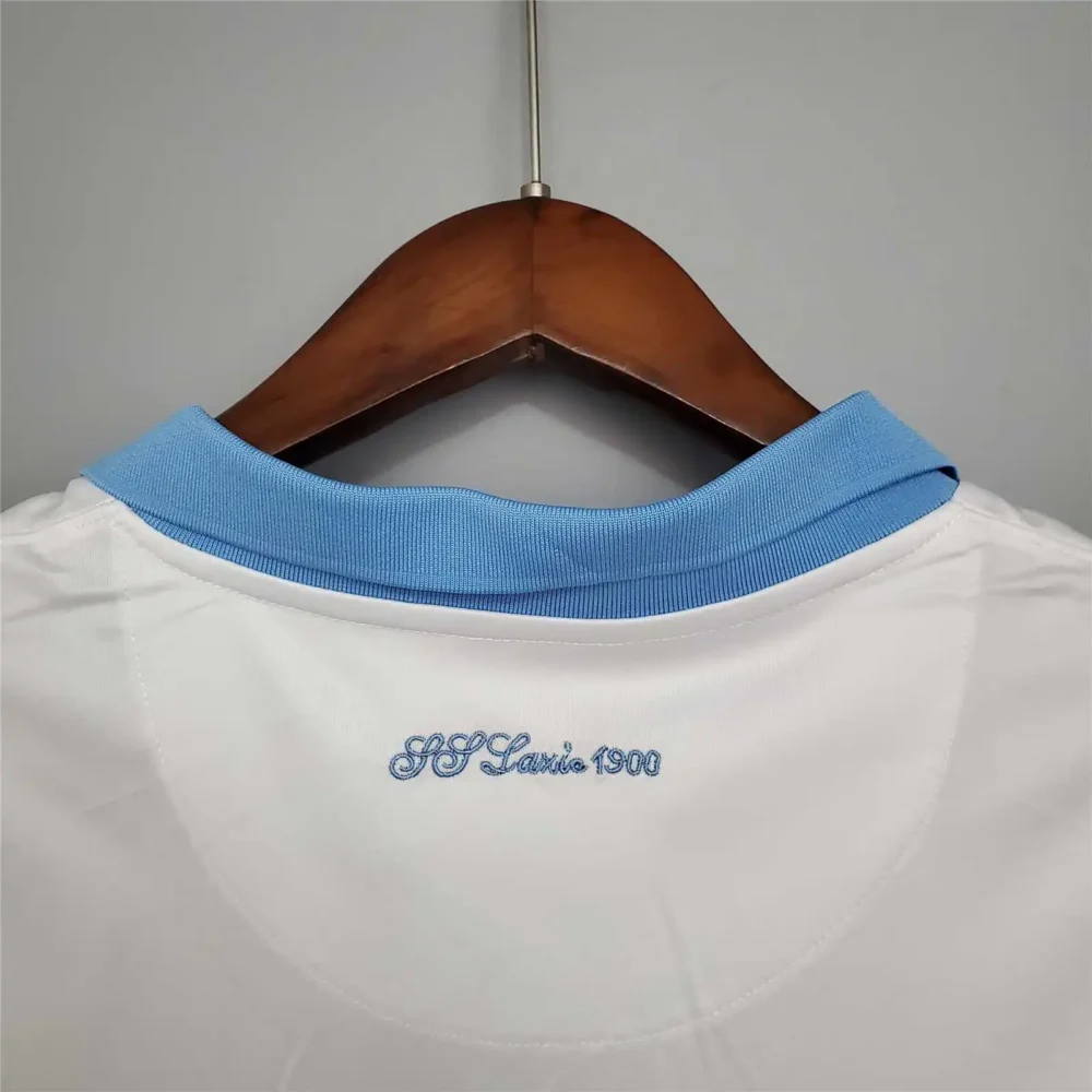 Lazio Retro Soccer Jersey Home Eagle Shirts Macron 115th Anniversary 2015/16 - Image 7