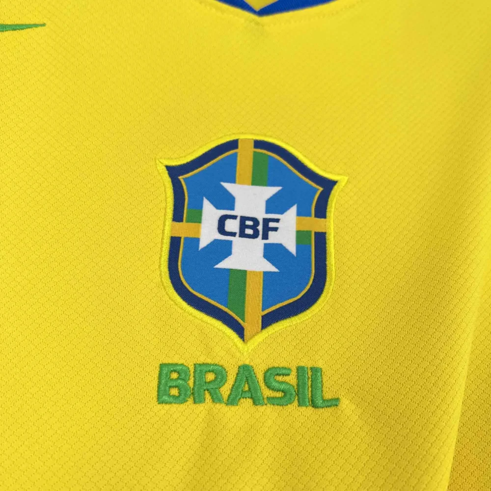Brazil Soccer Jersey Home Custom Shirt 2025 - Image 4