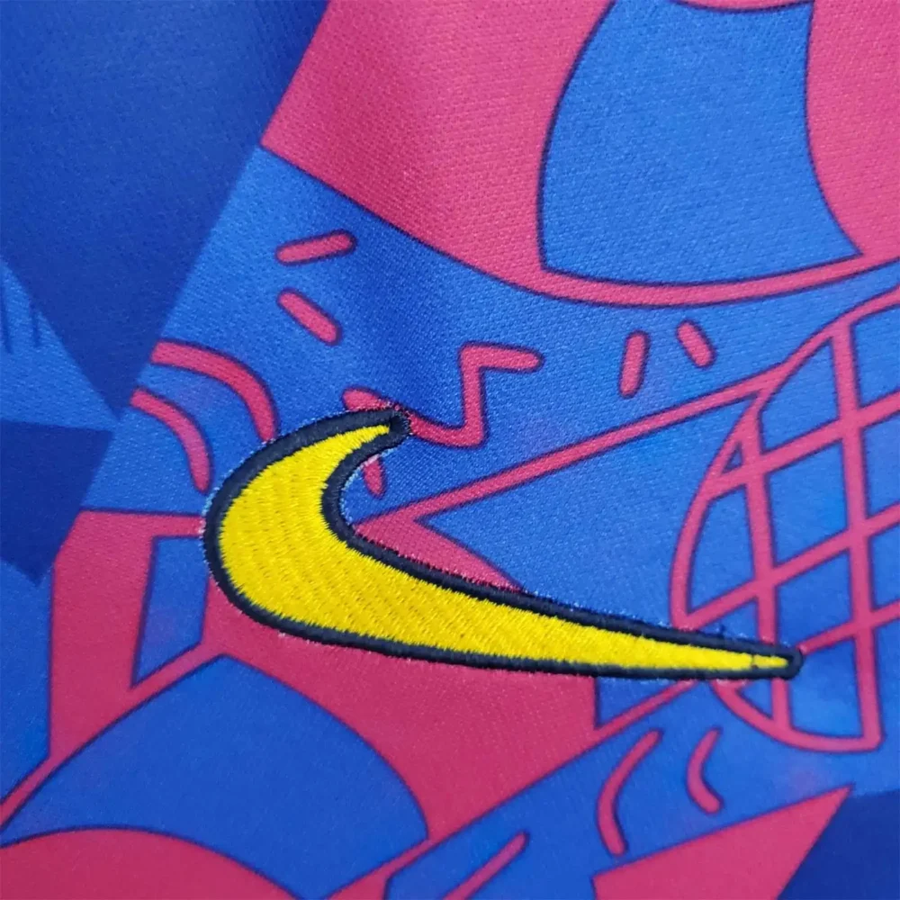 Barcelona Retro Jersey Third Away Soccer Shirt 2021/22 - Image 4