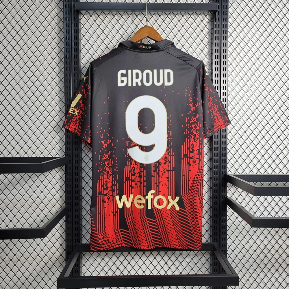 AC Milan Retro Soccer Jersey Fourth Away Custom Shirt 2022/23 - Image 13