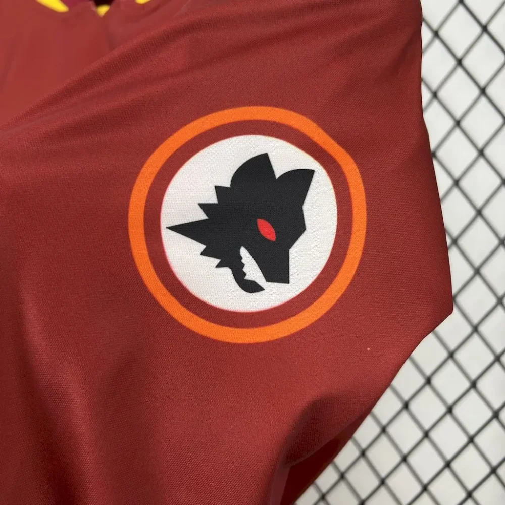 Roma Retro Soccer Jersey Home Custom Shirt 1997/98 - Image 3