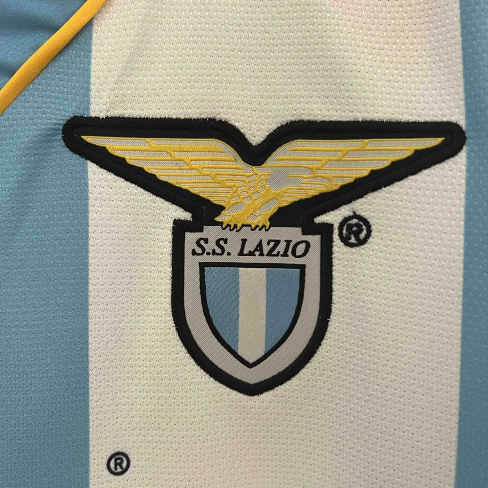 Lazio Retro Soccer Jersey Home Custom Shirt 1999-00 - Image 5