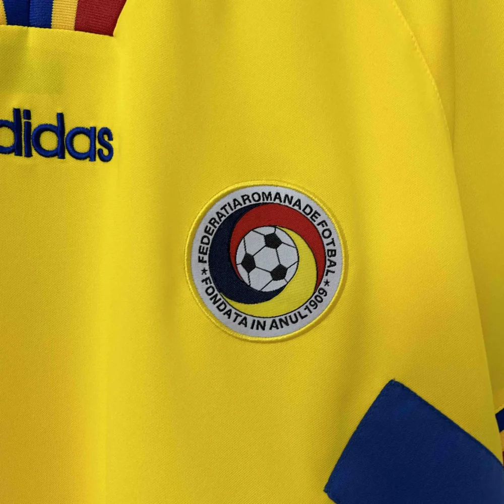 Romania Soccer Jersey Home Retro Jersey 1994 - Image 4