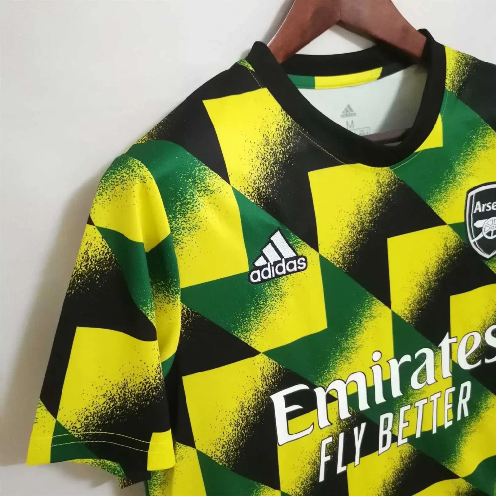 Arsenal Soccer Jersey Pre-Match Custom Shirt 2022/23 - Inspired by Jamaica - Image 9