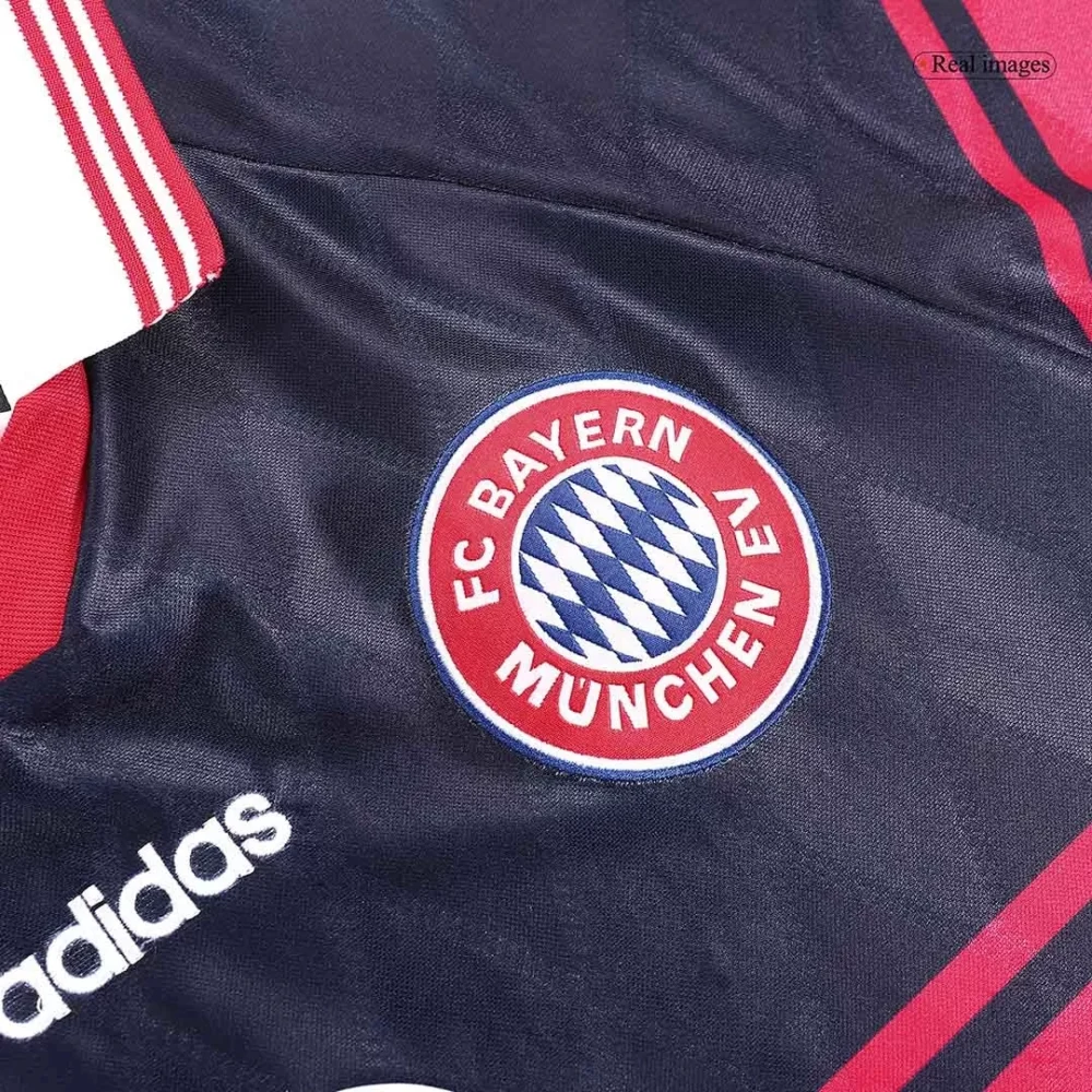 Bayern Munich Retro Jersey Home Soccer Shirt 1997/99 - Image 7