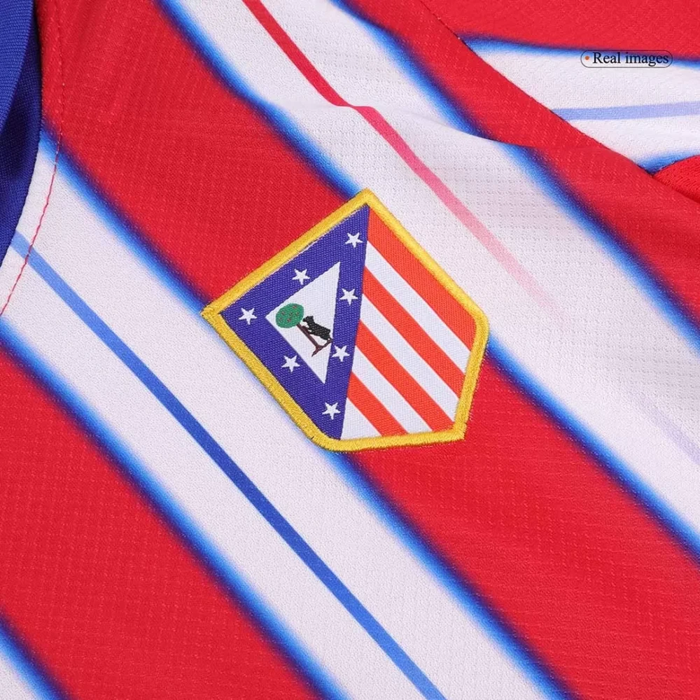 Atletico Madrid Soccer Jersey Home Kids Kit Jersey+Shorts 2024/25 - Image 7