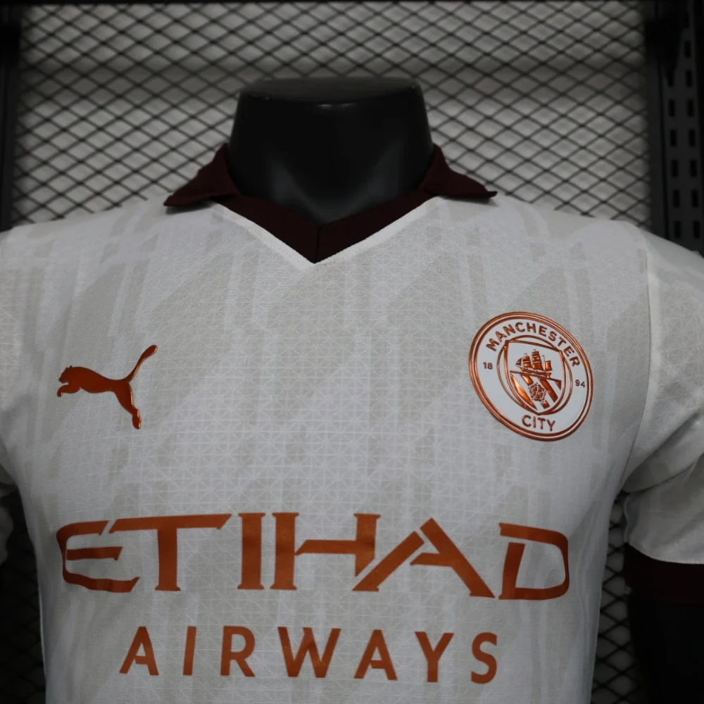 Manchester City Authentic Football Jersey Away Shirt 2023/24 - Image 3