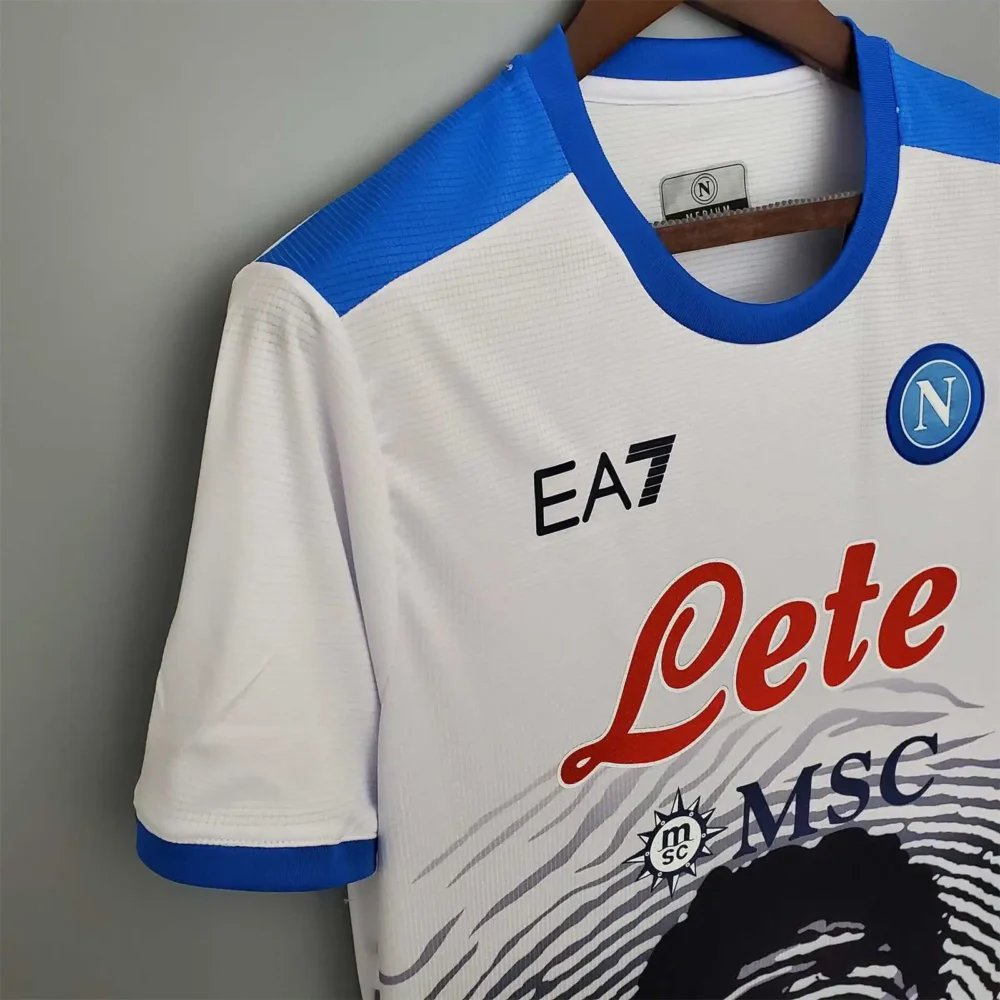 Napoli Retro Soccer Jersey Maradona Special Edition Custom Shirt 2021/22 - Image 4