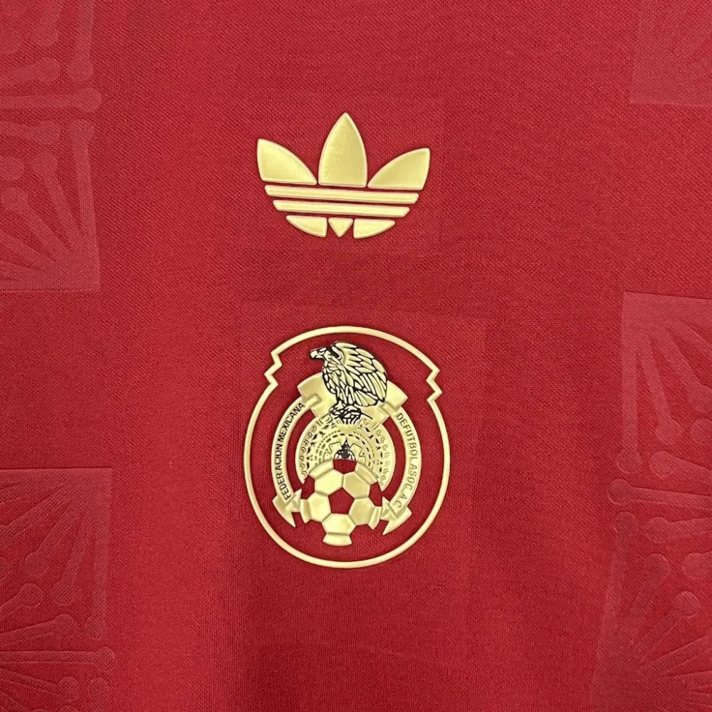 Mexico Red Special Soccer Jersey Custom Shirt 2025 - Image 3